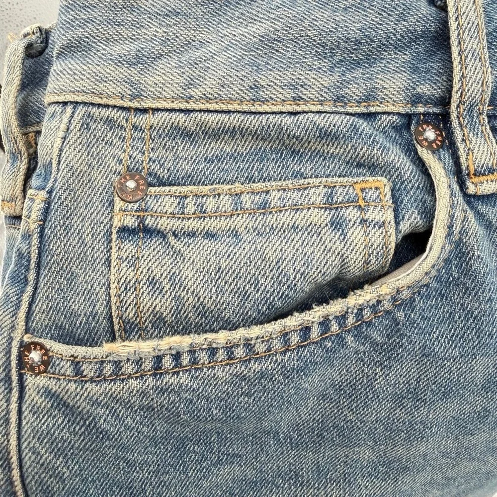 Free People We The Free‎ Lasso Straight Jeans Womens Size 28 High Rise Denim
